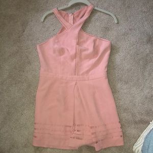 Greylyn pink romper